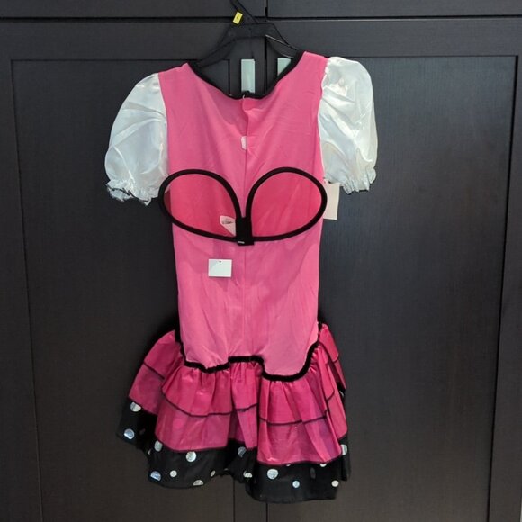 Girls Pink Butterfly Pink  Costume with Polka Dot Accents - Size 8 NWT - Picture 2 of 3